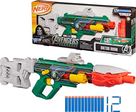 NERF Avengers Doomsday Doctor Blaster, Flerfarget