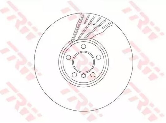Bremseskive TRW DF6622S