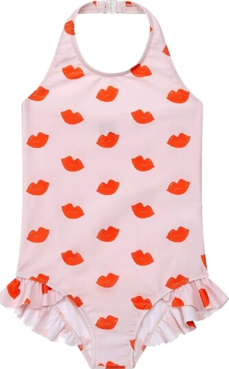 Bonton Badedrakt Alana Imp Baci Bonton 4 år 104 Badetøy Rosa Rød Bonton Badedrakt Alana Imp Baci Bonton 4 år 104 Badetøy Rosa Rød