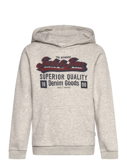 Jack & Jones Jjelogo Sweat Hood 2 Col 25/26 Noos Mni Grey 128
