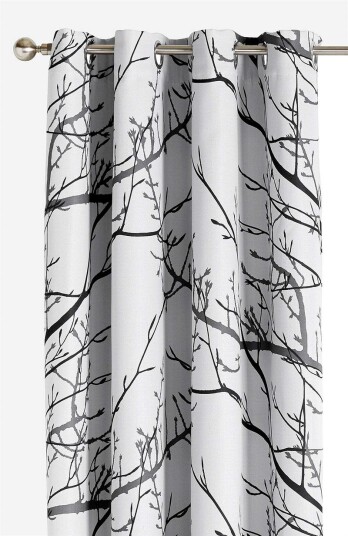 Cellbes Lystett gardin Trees 2-pack 140 x 240 cm