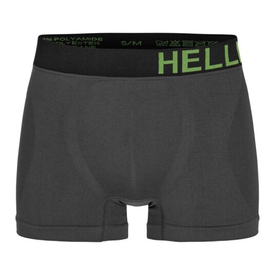 Hellner Men's Svierkku Seamless Boxer S/M, Grey/Black Hellner Men's Svierkku Seamless Boxer S/M, Grey/Black