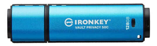 Kingston IronKey Vault Privacy 50 Series - USB-flashstasjon - 128 GB - TAA-samsvar Kingston IronKey Vault Privacy 50 Series - USB-flashstasjon - 128 GB - TAA-samsvar