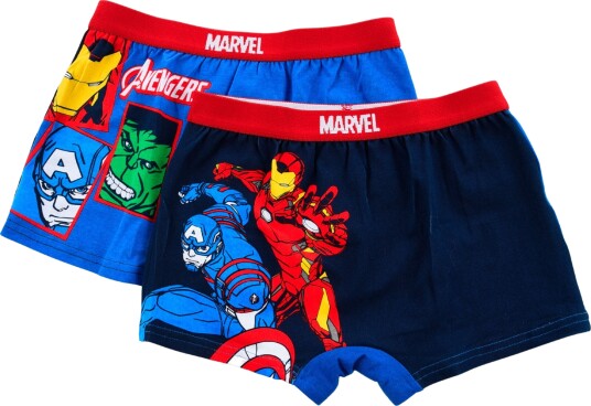 Marvel Avengers Boxer Underbukser 2 Pakk Flerfarget 110 Marvel Avengers Boxer Underbukser 2 Pakk Flerfarget 110