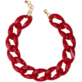 Pfg Stockholm 84511 12 Chunky Necklace Red