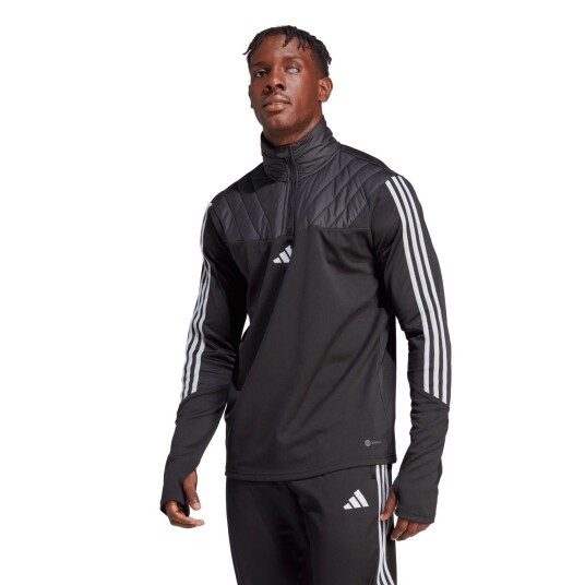 adidas Tiro23 Club Winter Top, fotballgenser, herre Black/halo Silver