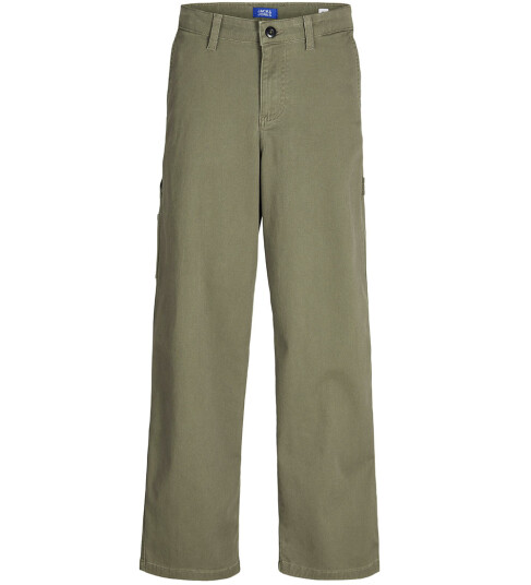 Jack & Jones Junior Dusty Olive Alex Co Carpenter Bukser Noos 140 Jack & Jones Junior Dusty Olive Alex Co Carpenter Bukser Noos 140