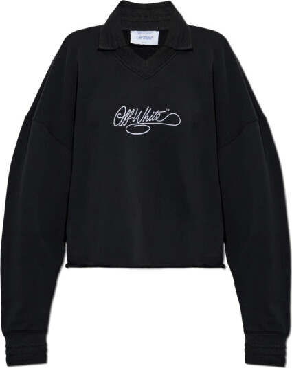 Off White Dame Gensere & Hettegensere Svart L,