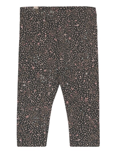 Jersey Leggings Jules Black Wheat BLACK COAL SMALL FLOWERS 56,62,68,74,80,86,92