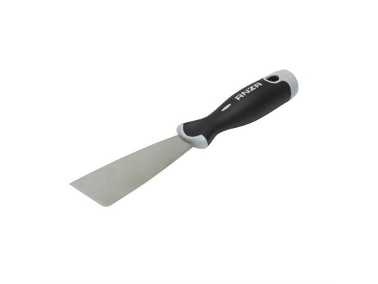 Anza Stålspartel Blød Rustfri - 2-K Med Hammerhoved 50Mm Ergonomisk Grebsvenligt Skaft Anza Stålspartel Blød Rustfri - 2-K Med Hammerhoved 50Mm Ergonomisk Grebsvenligt Skaft