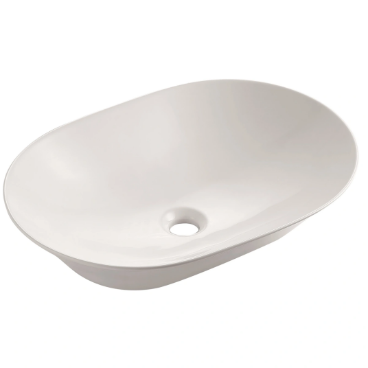 Bathco Toulouse Toppmontert Servant 58,8x42,2x13,8 cm, uten overløp, Hvit