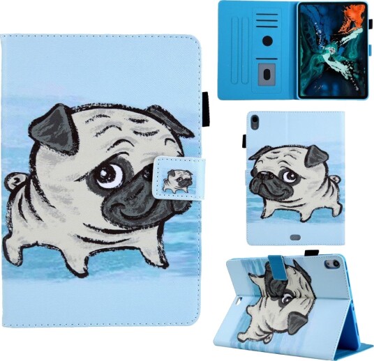Trolsk Lommebokdeksel med Stativ Shar Pei Hund iPad Pro 11 (2018)