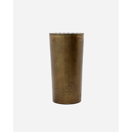 Vase Flow 18 cm Antikk Messing Vase Flow 18 cm Antikk Messing