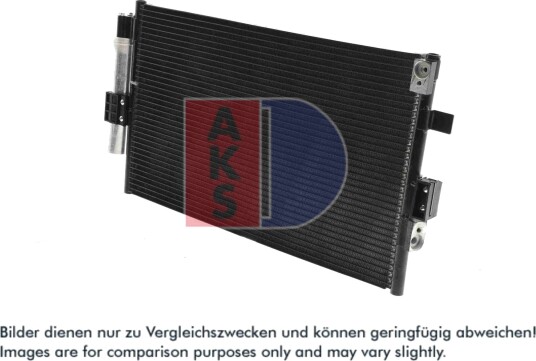 Kondensator, klimaanlegg AKS DASIS 092084N
