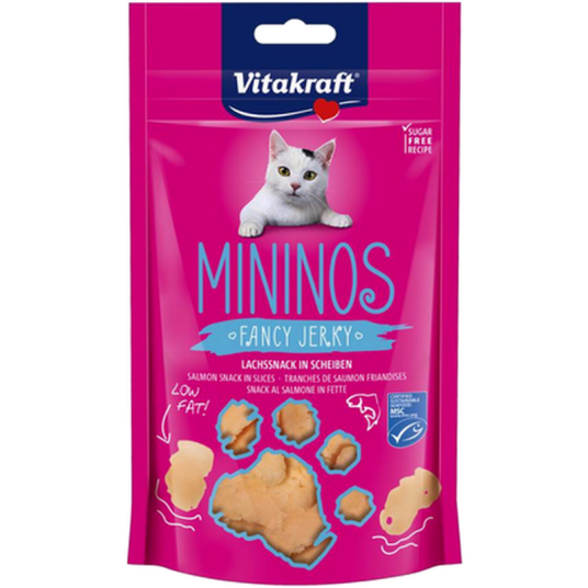 Mininos Salmon Snacks Cat 6 Stk. Katt Helse Og Pels Hygiene Godbiter Vitakraft
