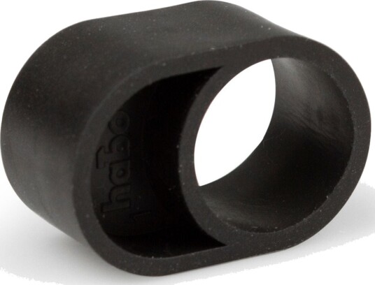 Habo dorstopper for handtak 3 stk matt sort Habo dorstopper for handtak 3 stk matt sort