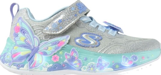 Skechers Sko Bufferflue Bilss Sølv Skechers 27 Sko Hvit