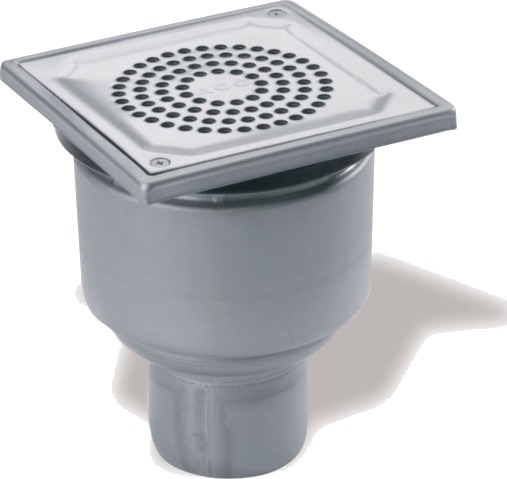 ACO 75 mm dreneringspanne for betong uten tappekran vertikal 150x150 mm Ø75 mm højde 190 220 mm ACO 75 mm dreneringspanne for betong uten tappekran vertikal 150x150 mm Ø75 mm højde 190 220 mm