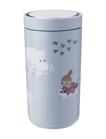 Stelton To Go Click Termokop 0.2 L. Moomin Soft Cloud Blue Stelton CLOUD 0.2L
