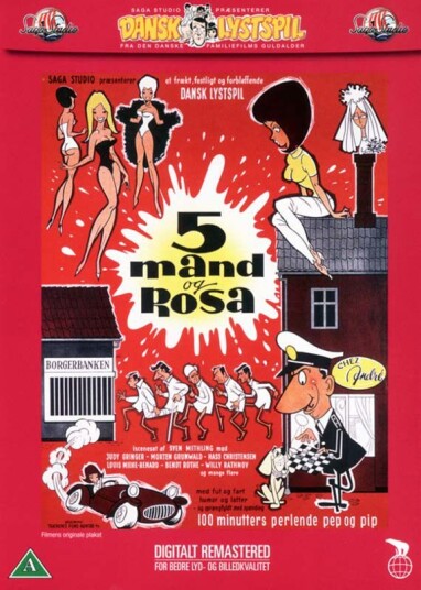 5 Mand Og Rosa DVD
