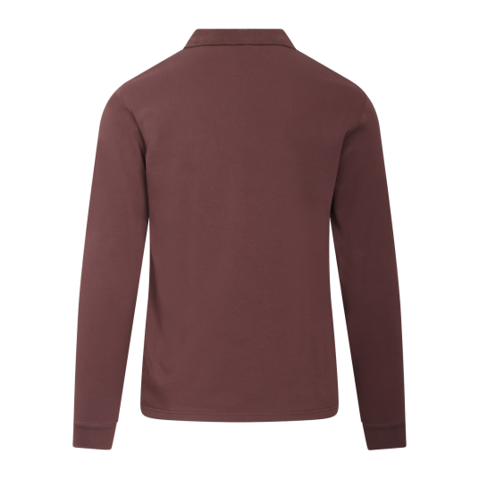 Denis LS Pique Fudge S Interlock LS polo pique
