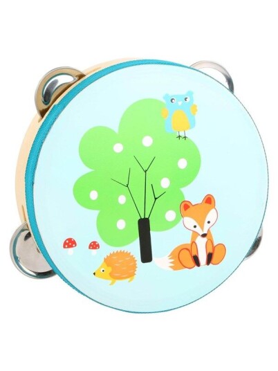 Small Foot Wooden Tambourine Little Fox Small Foot Wooden Tambourine Little Fox