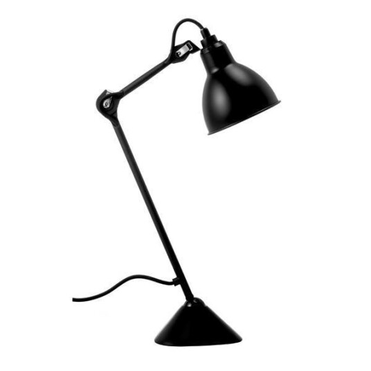 Lampe Gras N205 Bordlampe Matt Sort