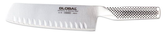 Global G-81 grønnsakskniv olivenslipt 18 cm rustfritt stål
