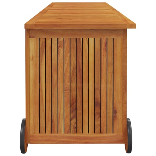 vidaXL Putekasse med hjul 150x50x58 cm heltre akasie