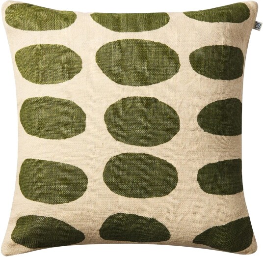 Chhatwal & Jonsson Assim putetrekk 50 x 50 cm Beige-cactus green