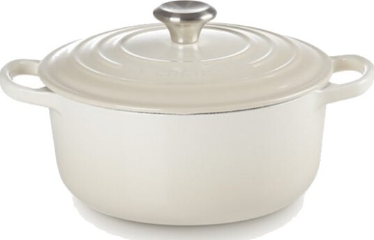 Le Creuset Støpejernsgryte 3,3L/22cm Meringue Le Creuset Støpejernsgryte 3,3L/22cm Meringue