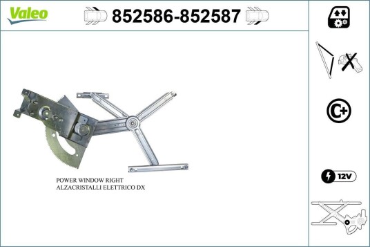 Vindusheis VALEO 852587