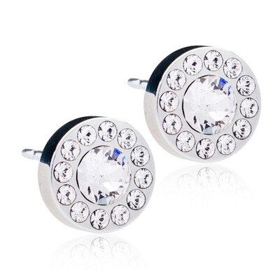 Blomdahl Silver Titanium Brilliance 8mm