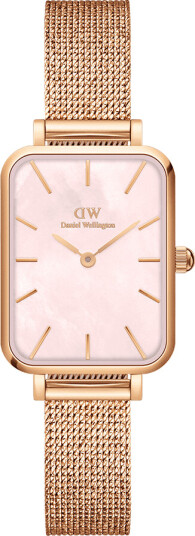 Daniel Wellington DW Klokke Quadro Pressed Melrose 20x26mm Roségull
