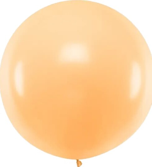 Partydeco Jumbo Ballong Pastel Light Peach 1 m OLBO-075J