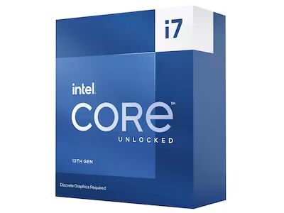 Intel Core i7-13700KF Raptor Lake Prosessor/CPU - 16 kjerner - 3.4 GHz - Intel LGA1700 - Intel Boxed without heatsink/fan