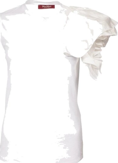 Max Mara Studio Dame Topper Hvit XS,