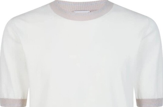 Eleventy Herre Strikkevarer Hvit 2XL, Eleventy Herre Strikkevarer Hvit 2XL,