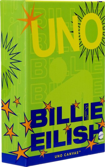 Mattel Games Uno Canvas Billie Eilish Kort Spill Familie 7 År
