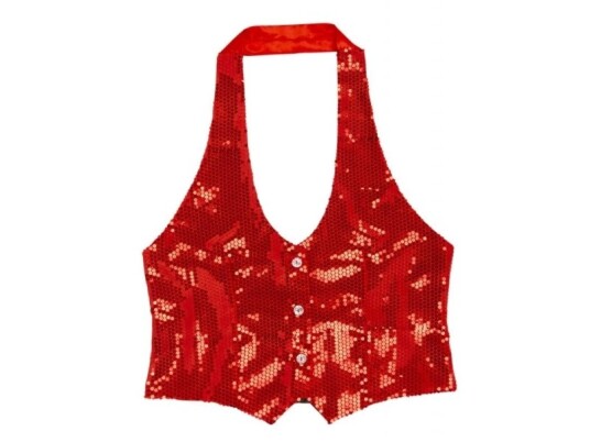 Boland Traciks Rød Pailletvest Dame WI9140E Boland Traciks Rød Pailletvest Dame WI9140E