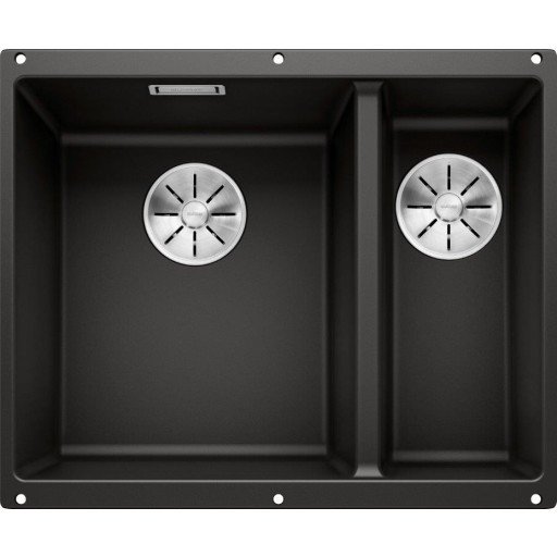 Blanco Subline 340/160-U kjøkkenvask 55,5x46 cm sort Blanco Subline 340/160-U kjøkkenvask 55,5x46 cm sort