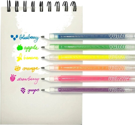 Ooly Scented Gel Pen 6 pcs Yummy Yummy Neon Multi/Patterned One Size