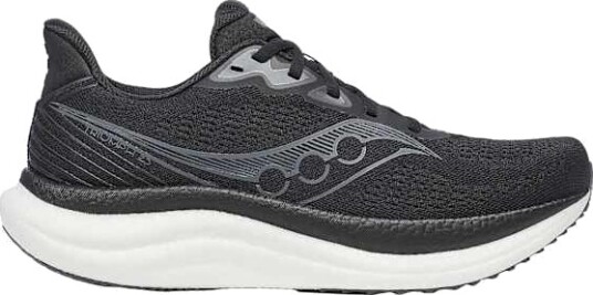 Saucony Mens Triumph 23 Black/white 46"
