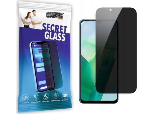 Grizzglass Grizzglass Secretglass Vivo T2x Personvernglass