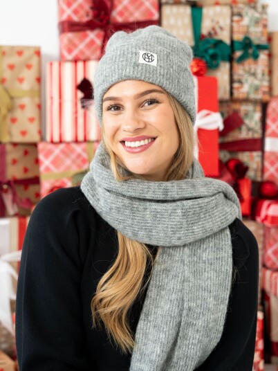 MSCH Copenhagen Hope Icon Scarf Grå ONE SIZE
