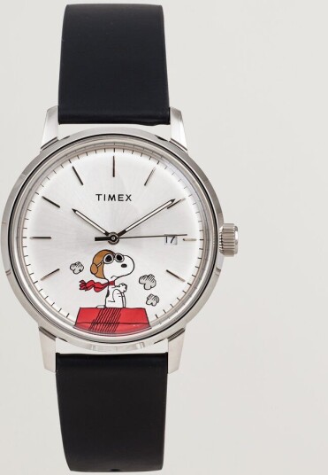 Timex Timex X Peanuts Snoopy Automatic 40mm Silver Dial