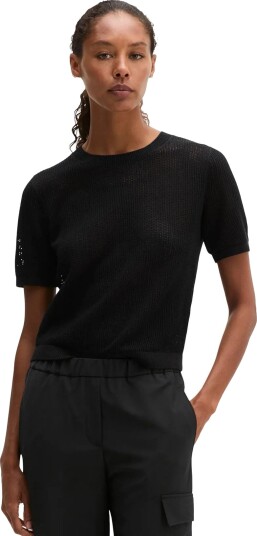 Marc O"Polo Knit Pullovers Shortsleeve Black XXL
