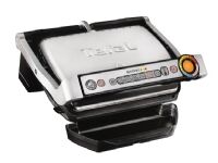 SEB Tefal OptiGrill+ GC712D34 - Grill - elektrisk - 600 kvadratcentimeter - sølv