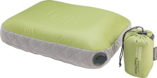 Cocoon Air-Core Pillow Ultralight Large OneSize, Wasabi/Grey