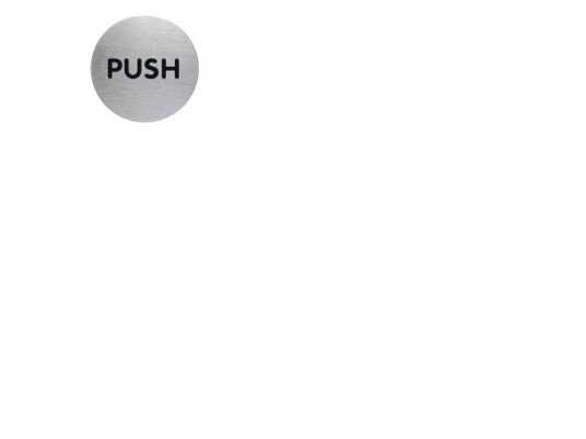 Durable Picto "Push" 6,5 Cm Sølv